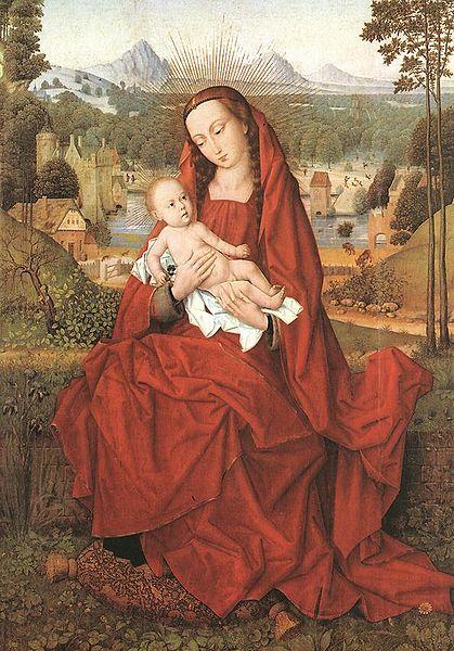 Hans Memling Virgin and Child Spain oil painting art